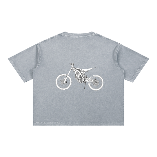 Mineral Wash Boxy Cotton T-Shirt